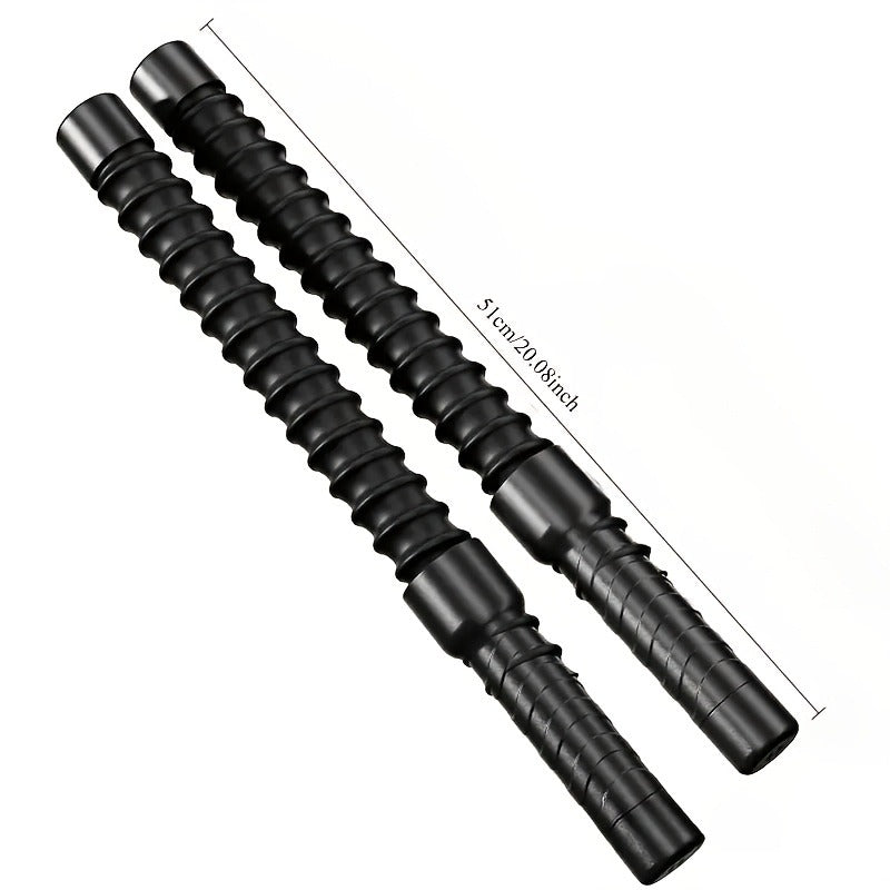 2pcs Stainless Steel Wireless Combat Training Stick - A Universal Strength And Muscle Exercise Fitness Tool With Strong Rebound Inertia, Suitable For Home Fitness