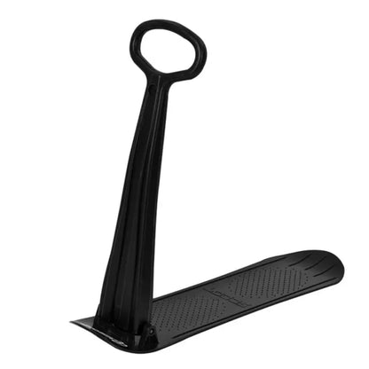 Safe Kids Snow Scooter - Raised Anti-Slip Spots, Directional Bottom, Easy Steering & Balance-Black