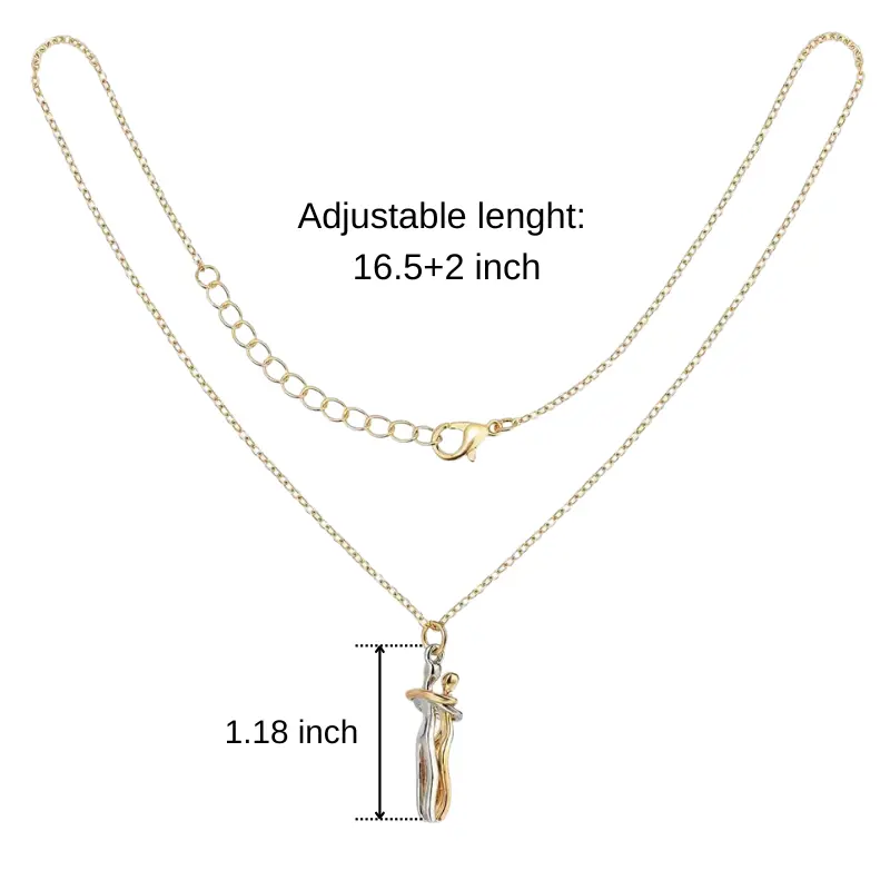 Hug Necklace + Free Message Card & Gift Box