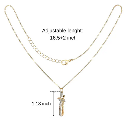 Hug Necklace + Free Message Card & Gift Box